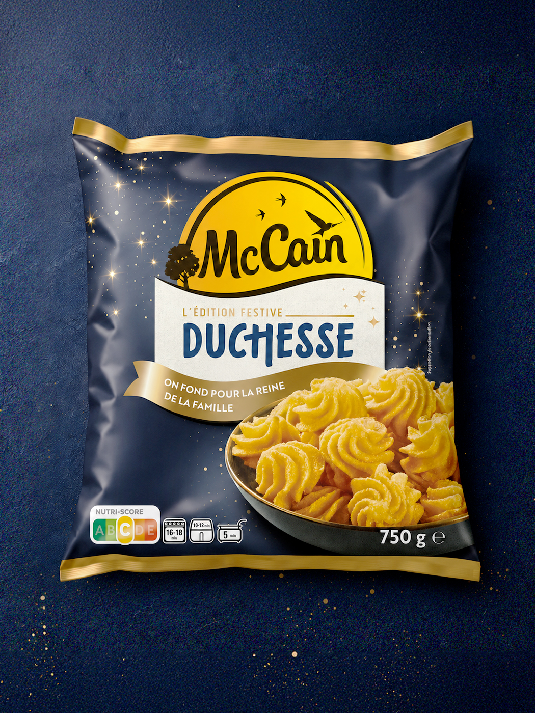 Sachet McCain L'Édition Festive Duchesse, « On fond pour la reine de la famille »